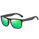 Gm recém chegados óculos de sol polarizados de madeira preta para homens óculos de sol de bambu vermelho uv400 lentes moda condução tons caixa s5523