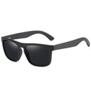 Gm recém chegados óculos de sol polarizados de madeira preta para homens óculos de sol de bambu vermelho uv400 lentes moda condução tons caixa s5523