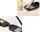 Óculos retrovisor anti-rastreamento masculino feminino vintage preto quadrado tons reflexivos ver atrás da espião óculos de sol com espelho no lado