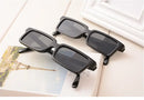 Óculos retrovisor anti-rastreamento masculino feminino vintage preto quadrado tons reflexivos ver atrás da espião óculos de sol com espelho no lado