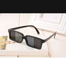 Óculos retrovisor anti-rastreamento masculino feminino vintage preto quadrado tons reflexivos ver atrás da espião óculos de sol com espelho no lado