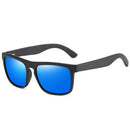 Gm recém chegados óculos de sol polarizados de madeira preta para homens óculos de sol de bambu vermelho uv400 lentes moda condução tons caixa s5523