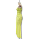 Vestido Longo Feminino Elegante para Festa e Baile, Sensual, de Verão, com Um Ombro Só, Estilo Irregular e Justo ao Corpo, Estilo Estrangeiro