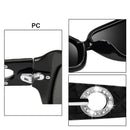 Óculos de sol polarizados femininos uv400 anti reflexo masculino óculos de sol polígono quadro praia viagem moda pc sombra eyewear