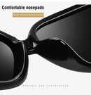 Óculos de sol polarizados femininos uv400 anti reflexo masculino óculos de sol polígono quadro praia viagem moda pc sombra eyewear