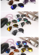 Óculos de Sol Premium 3026 Unissex Estilo Aviador em Metal