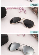 Óculos de Sol Premium 3026 Unissex Estilo Aviador em Metal