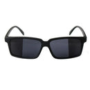 Óculos retrovisor anti-rastreamento masculino feminino vintage preto quadrado tons reflexivos ver atrás da espião óculos de sol com espelho no lado