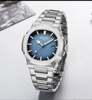Nibosi relógios masculinos de luxo à prova dwaterproof água luminosa data relógios esportes quadrado relógio masculino casual relógio de pulso quartzo masculino