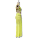 Vestido Longo Feminino Elegante para Festa e Baile, Sensual, de Verão, com Um Ombro Só, Estilo Irregular e Justo ao Corpo, Estilo Estrangeiro