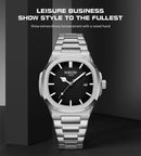 Nibosi relógios masculinos de luxo à prova dwaterproof água luminosa data relógios esportes quadrado relógio masculino casual relógio de pulso quartzo masculino