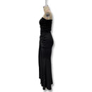 Vestido Longo Feminino Elegante para Festa e Baile, Sensual, de Verão, com Um Ombro Só, Estilo Irregular e Justo ao Corpo, Estilo Estrangeiro