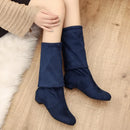 Novo inverno coxa botas altas sapatos femininos sobre o joelho botas planas longas senhoras botas de borracha zapatos de mujer botas 2025