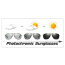 Óculos de Sol Fotocromático Polarizado Masculino, Alumínio Superior, Magnésio, Quadrado, Óculos de Sol de Segurança, 1Pc