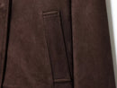 Jaquetas casaco feminino zartins 2025 recortadas topos manga longa outwear sólido elegante moda chique casaco camurça jaqueta de couro feminino