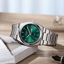 Homem relógio de quartzo luxo à prova dwaterproof água luminosa data semana aço inoxidável relógio masculino relógios masculino reloj hombre