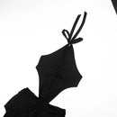 Florora luxo oco sem costas maxi vestido mulher sexy halter profundo decote em v sem mangas ruched retalhos vestidos chique festa clubwear