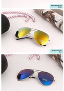 Óculos de Sol Premium 3026 Unissex Estilo Aviador em Metal