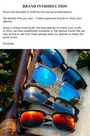 Óculos de Sol Luxuosos Ruiao Retro Black Millionaire Shades 2026 para Homens, Designer de Marca Famosa, Óculos de Sol Quadrados para Homens e Mulheres