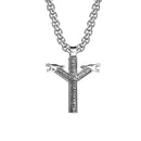 Colar de cruz premium para mulheres banhado a ouro 18k corrente com pingente de cruz de ouro da moda para meninas colar de crucifixo para mulheres e meninas