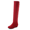 Novo inverno coxa botas altas sapatos femininos sobre o joelho botas planas longas senhoras botas de borracha zapatos de mujer botas 2025