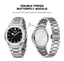 Nibosi relógios masculinos de luxo à prova dwaterproof água luminosa data relógios esportes quadrado relógio masculino casual relógio de pulso quartzo masculino