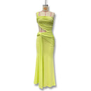 Vestido Longo Feminino Elegante para Festa e Baile, Sensual, de Verão, com Um Ombro Só, Estilo Irregular e Justo ao Corpo, Estilo Estrangeiro
