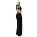 Vestido Longo Feminino Elegante para Festa e Baile, Sensual, de Verão, com Um Ombro Só, Estilo Irregular e Justo ao Corpo, Estilo Estrangeiro
