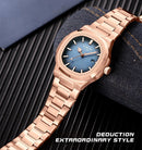 Nibosi relógios masculinos de luxo à prova dwaterproof água luminosa data relógios esportes quadrado relógio masculino casual relógio de pulso quartzo masculino