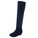 Novo inverno coxa botas altas sapatos femininos sobre o joelho botas planas longas senhoras botas de borracha zapatos de mujer botas 2025